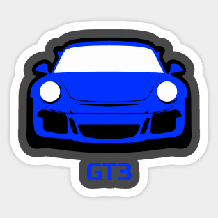 Porsche 911 GT3 Sapphire Blue PTS Sticker